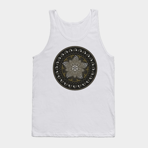 Ornamental Shield of Warrior Tank Top by designbek